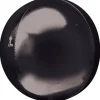 Orbz Kugle Folieballon Sort, 40 cm