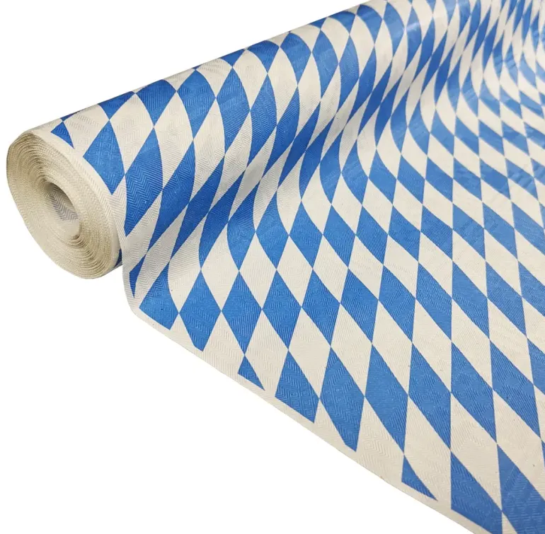 Papirdug: Damask Rulledug i Bayern Tern, 1 x 8 M