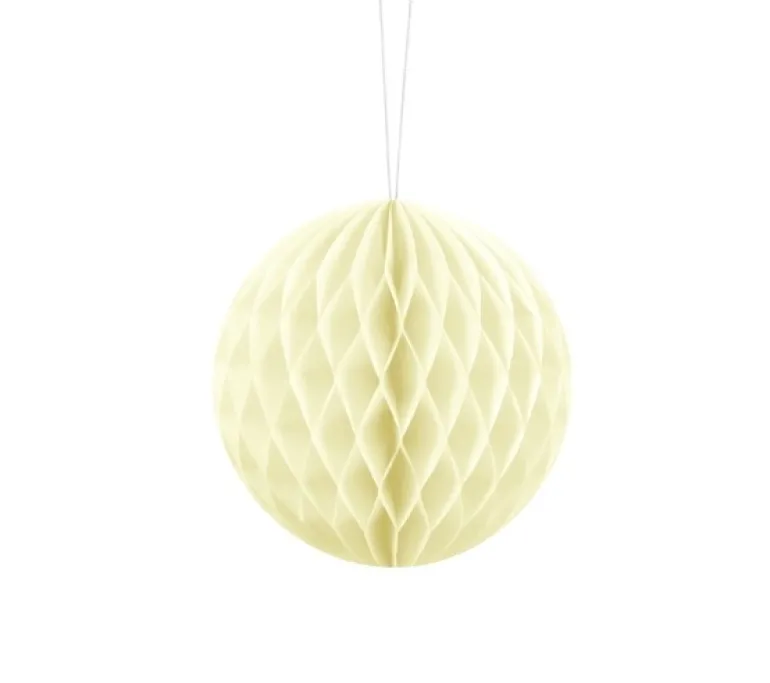 Papir kugle 40cm - elfenben
