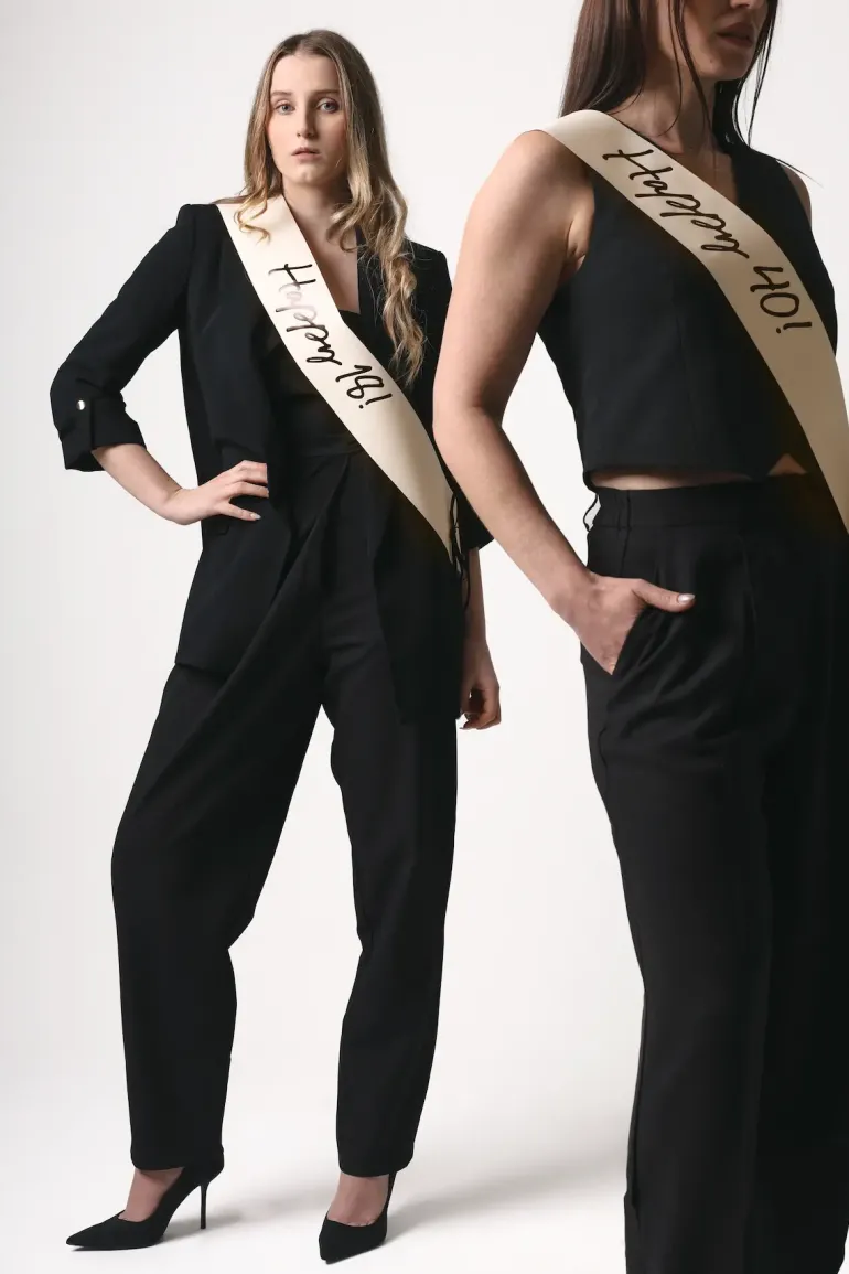Papir Sash "Milestone" - 18 År