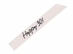 Papir Sash "Milestone" - 30 År