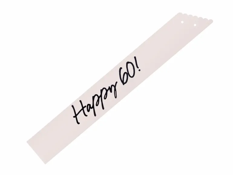 Papir Sash "Milestone" - 60 År
