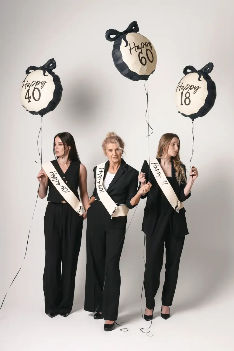 Papir Sash "Milestone" - 60 År