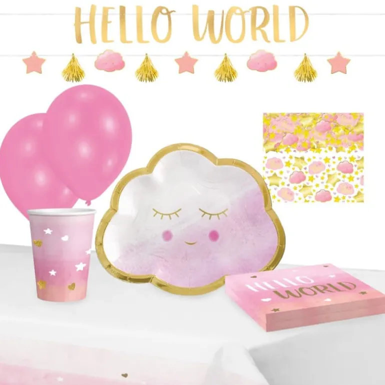 Party Box - Oh Baby Girl! Barnedåb & Babyshower