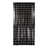 Party Gardin Kvadrat, Sort, 100 X 200 cm