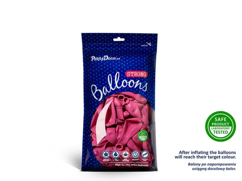 Pastel Hot Pink 5" Balloner, Pose m/100 stk.