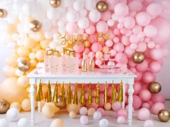 Pastel Light Peach Latexballon, 12 cm