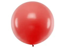 Pastel Rød Kæmpe Ballon