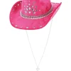 Pink Rhinsten Cowboy hat
