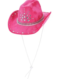 Pink Rhinsten Cowboy hat