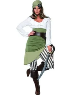 Pirat kostume: Buccaneer dame