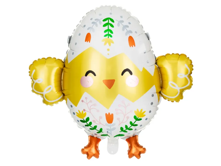 Påskekylling Shape Folieballon, 57 x 53 cm