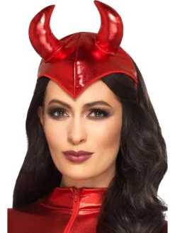 Rød Djævel Hårbøjle, Latex Look