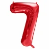 Rød Tal Ballon 86 cm - 7
