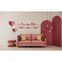 Romantisk "LOVE YOU LOTS" Guirlande