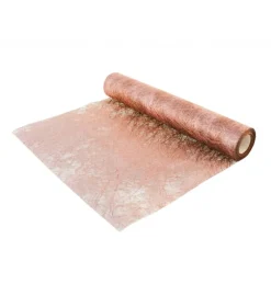 Rosegold Brilliance Bordløber 30 cm x 10 m