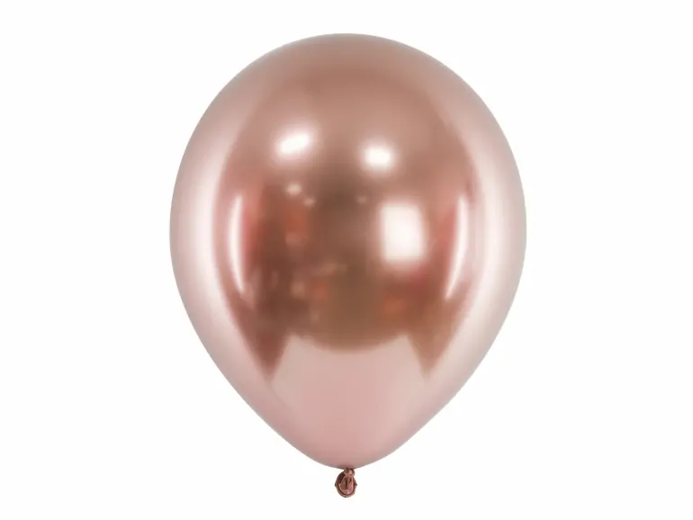 Rosegold Chrome Ballon, 30 cm