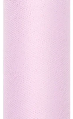 Rulle med baby lyserød tyl 0.30 x 9m