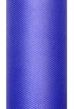 Rulle med blåt tyl 0.30 x 9m