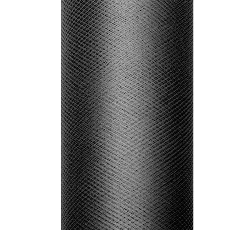Rulle med sort tyl 30cm x 9m