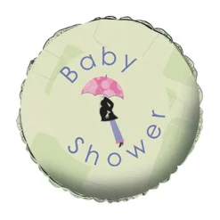 Rund "Baby Shower" Folieballon, 46 cm