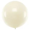 Rund Ballon 1m Metallic Pearl