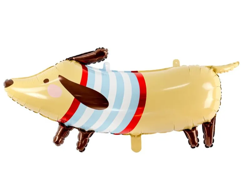 Shape Folieballon - Pølsehund, 90 x 40 cm