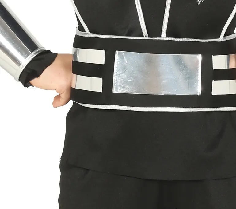 Silver Shaddow Ninja Kriger - Kostume Til Drenge (5 - 12 år)