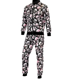 Skelet Tracksuit til Voksne