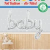 Sølv 'Baby' Folie Ballon