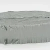 Sølv Flæse Crepebånd, 8 cm x 24 meter