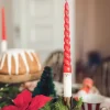 Snoede Nissemænd Stearinlys, 2 stk.