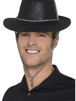 Sort Glimmer Cowboy Hat