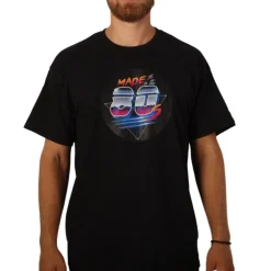 Sort "Made in the 80's" Bomulds T-shirt