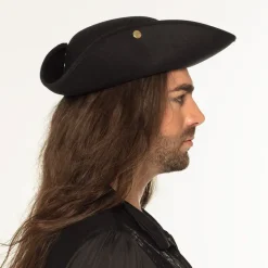 Sort Pirat Hat - Admiral William