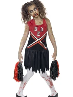 Sort/Rød Zombie Cheerleader,