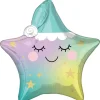 Sovende Stjerne - Folie Ballon, 63cm