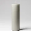 Sovie Højkvalitets Bloklys 5x10cm, Lys Grå