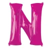 Stor Pink Folie Ballon - Bogstav ''N''