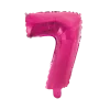 Stor Pink Folie Tal Ballon (88cm.) - 7 Tal