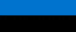 Stort Estlands Stof Flag, 90 x 150 cm