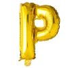 Stort Guld Folie Bogstav - ''P''