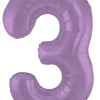 Stort Lavendel Shape Folietal 86 cm, 3 Tal
