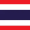 Stort Thailandsk Stof Flag, 90 x 150 cm