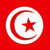 Stort Tunesisk Stof Flag, 90 x 150 cm