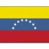 Stort Venezuelansk Stofflag, 90 x 150 cm