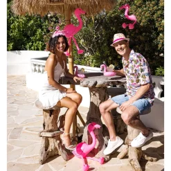 Stråhat med Flamingoer