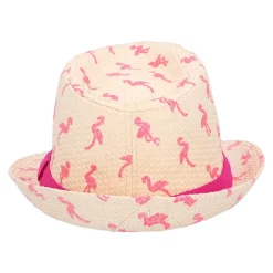 Stråhat med Flamingoer