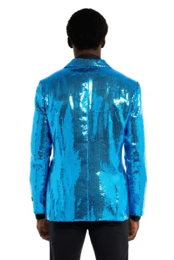 Suitmeister™ Blazer - Paillet Lyseblå