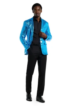 Suitmeister™ Blazer - Paillet Lyseblå